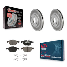 Charger l'image dans la galerie, [Front] 2004 Ford Focus From 04 05 Premium Coated Rotors &amp; Ceramic Pads Brake Kit For Max Braking