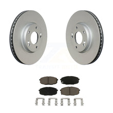 Load image into Gallery viewer, Front Coated Disc Brake Rotors And Ceramic Pads Kit For Kia Forte Koup Forte5