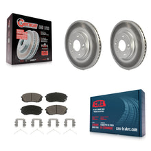 Load image into Gallery viewer, Front Coated Brake Rotor &amp; Ceramic Pad Kit For Hyundai Sonata Kia Optima Niro EV