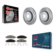 Charger l'image dans la galerie, Front Coat Brake Rotors Ceramic Pad Kit For Ford Five Hundred Freestyle Taurus X