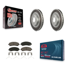 Load image into Gallery viewer, [Front] 2006-2014 Honda Ridgeline Premium Coated Rotors &amp; Ceramic Pads Brake Kit For Max Braking