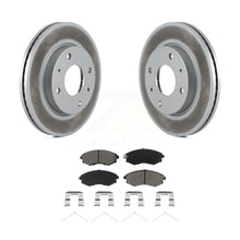 Load image into Gallery viewer, Front Coated Brake Rotor &amp; Ceramic Pad Kit For Hyundai Elantra Sonata Kia Optima