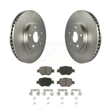 Charger l&#39;image dans la galerie, Front Coated Disc Brake Rotors And Ceramic Pads Kit For Scion tC Toyota Celica