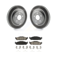 Charger l&#39;image dans la galerie, Front Coat Brake Rotor Ceramic Pad Kit For Ford Explorer Taurus Flex Lincoln MKT