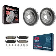 Load image into Gallery viewer, Front Coat Brake Rotor Ceramic Pad Kit For Ford Explorer Taurus Flex Lincoln MKT
