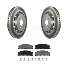 Load image into Gallery viewer, Front Coat Brake Rotors Ceramic Pad Kit For Ford Explorer Taurus Flex Police MKS