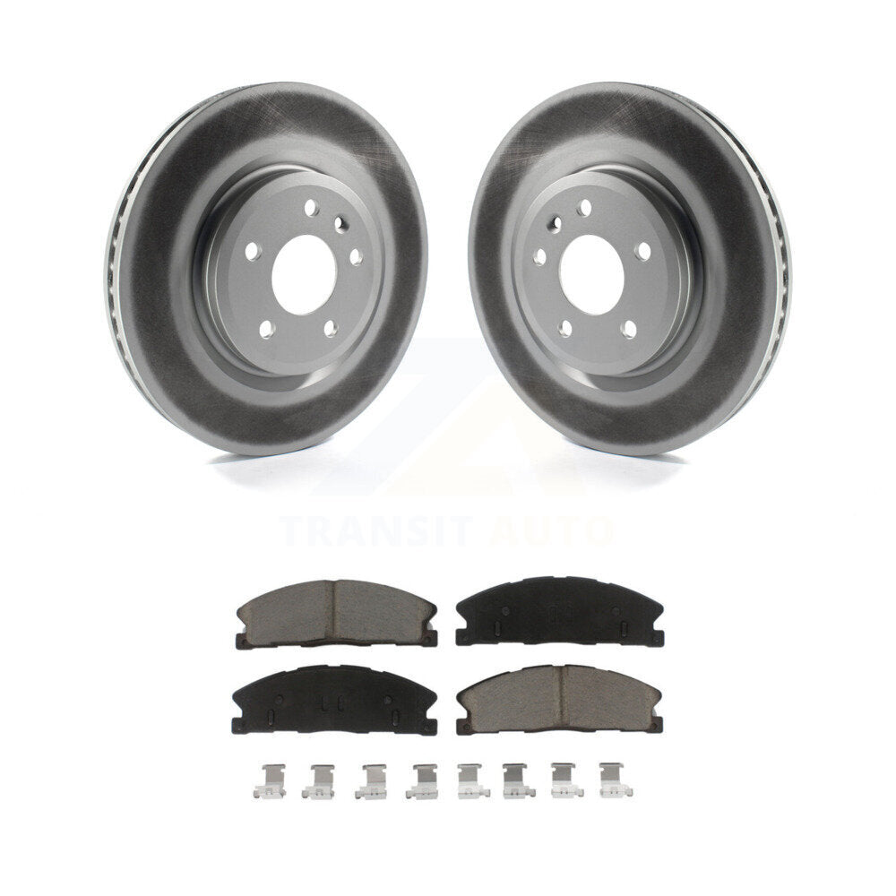 Front Coat Brake Rotors Ceramic Pad Kit For Ford Explorer With Heavy Duty Brakes