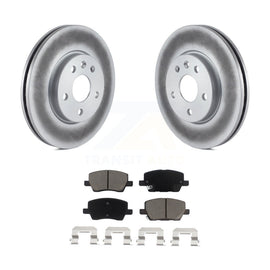 [Front] 2018-2020 Chevrolet Sonic Premium Coated Rotors & Ceramic Pads Brake Kit For Max Braking