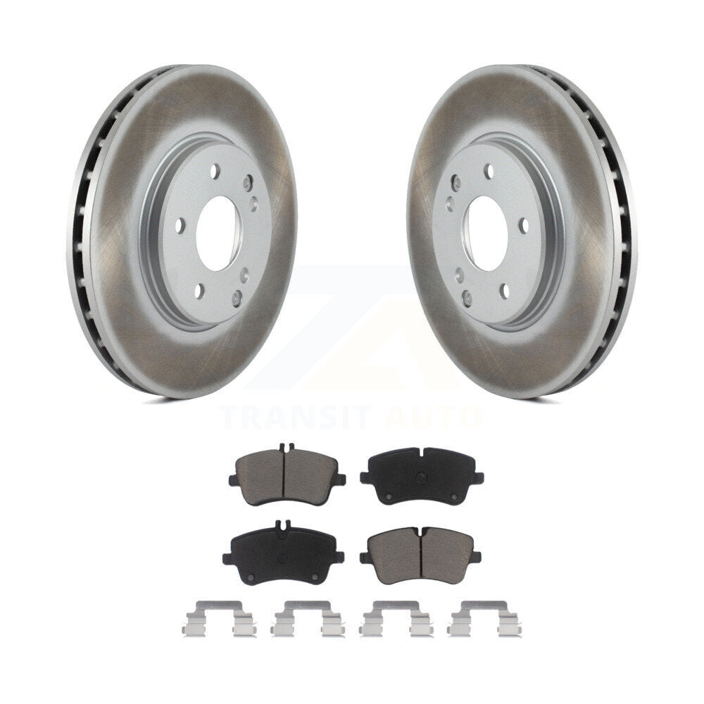 Front Coated Brake Rotor Ceramic Pad Kit For Mercedes-Benz C240 CLK350 C320 C280