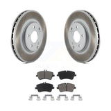 Front Coated Brake Rotor Ceramic Pad Kit For Mercedes-Benz C240 CLK350 C320 C280