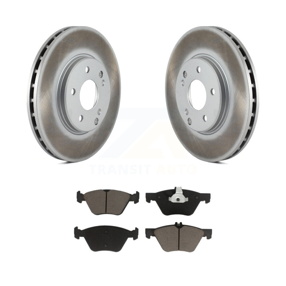 Front Coat Brake Rotor Ceramic Pad Kit For Mercedes-Benz E320 Chrysler Crossfire