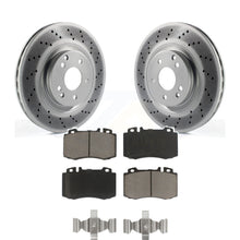 Load image into Gallery viewer, Front Coated Disc Brake Rotor Ceramic Pad Kit For Mercedes-Benz C230 C320 SLK350