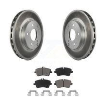 Charger l&#39;image dans la galerie, Front Coated Disc Brake Rotors And Ceramic Pads Kit For Mercedes-Benz C230 C240