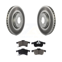 Charger l&#39;image dans la galerie, Front Coated Disc Brake Rotors And Ceramic Pads Kit For 2008-2009 Saturn Astra