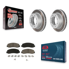 Load image into Gallery viewer, Front Coat Disc Brake Rotors Ceramic Pad Kit For Ford F-350 Super Duty F-250 4WD