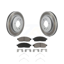 Load image into Gallery viewer, Front Coated Brake Rotor &amp; Ceramic Pad Kit For 2009 Ford F-150 With 6 Lug Wheels