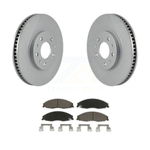 Charger l&#39;image dans la galerie, Front Coat Brake Rotor Ceramic Pad Kit For Cadillac CTS With Standard Suspension