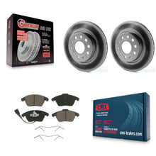 Load image into Gallery viewer, Front Coated Disc Brake Rotor Ceramic Pad Kit For Volkswagen GTI Audi A3 Quattro