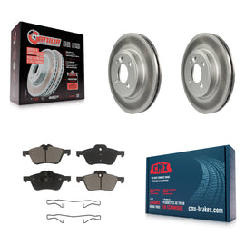 Front Coat Brake Rotor Ceramic Pad Kit For Mini Cooper With 276mm Diameter