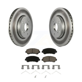 [Front] 2010-2013 Suzuki Kizashi Premium Coated Rotors & Ceramic Pads Brake Kit For Max Braking