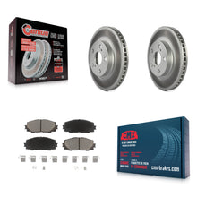 Load image into Gallery viewer, Front Coated Brake Rotor &amp; Ceramic Pad Kit For Toyota Prius Lexus CT200h Plug-In