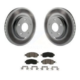 Front Coated Disc Brake Rotors And Ceramic Pads Kit For Nissan Altima