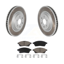 Charger l&#39;image dans la galerie, Front Coated Disc Brake Rotors And Ceramic Pads Kit For Cadillac SRX Saab 9-4X