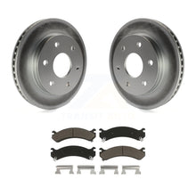 Charger l&#39;image dans la galerie, Front Coated Brake Rotor &amp; Ceramic Pad Kit For Chevrolet Express 2500 GMC Savana