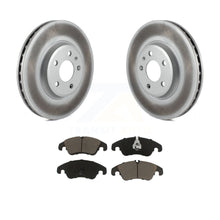 Charger l&#39;image dans la galerie, Front Coated Disc Brake Rotors Ceramic Pad Kit For Audi A4 Quattro Q5 A5 allroad