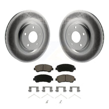 Load image into Gallery viewer, Front Coated Disc Brake Rotors And Ceramic Pads Kit For Nissan Sentra Juke