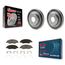 Load image into Gallery viewer, [Front] 2008 Nissan Versa 4-Wheel ABS Premium Coated Rotors &amp; Ceramic Pads Brake Kit For Max Braking