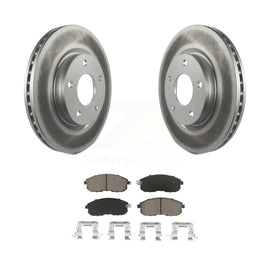 Front Coated Disc Brake Rotors And Ceramic Pads Kit For Nissan Sentra