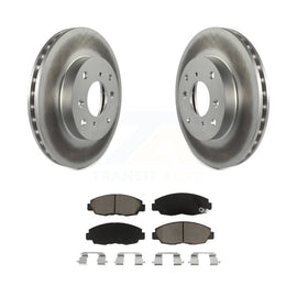 [Front] 98-02 Honda Accord Sedan with 2.3L Premium Coated Rotors & Ceramic Pads Brake Kit For Max Braking