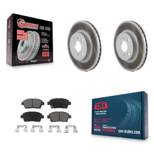 Load image into Gallery viewer, [Front] 2001-2003 Toyota Prius Premium Coated Rotors &amp; Ceramic Pads Brake Kit For Max Braking