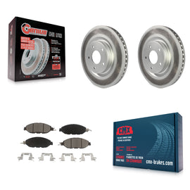 Front Coated Brake Rotor & Ceramic Pad Kit For Nissan Pathfinder Murano INFINITI