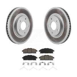 Rotors de frein à disque à revêtement avant et kit de plaquettes en céramique pour Nissan Quest 2011-2017 