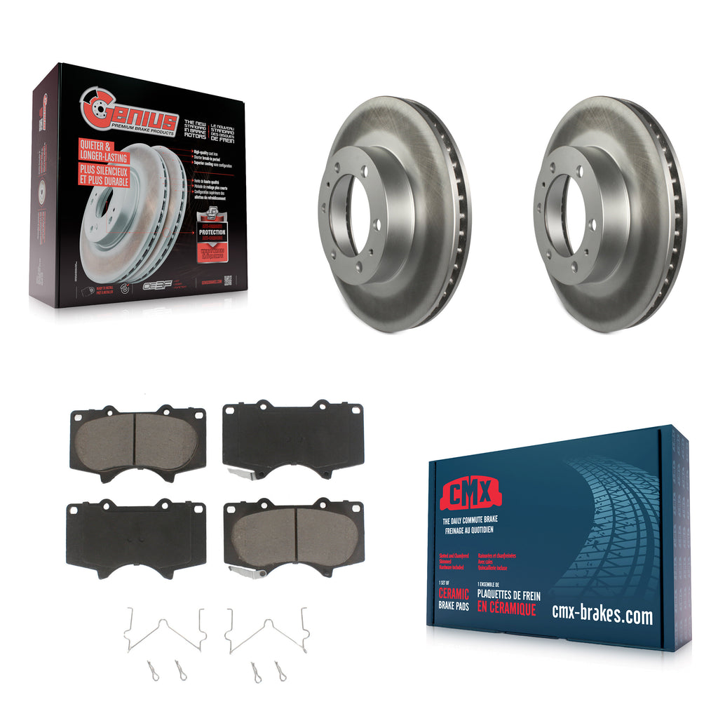 Kit de plaquettes en céramique pour Rotor de frein à disque, manteau avant, pour Toyota Tacoma 4Runner FJ Cruiser 