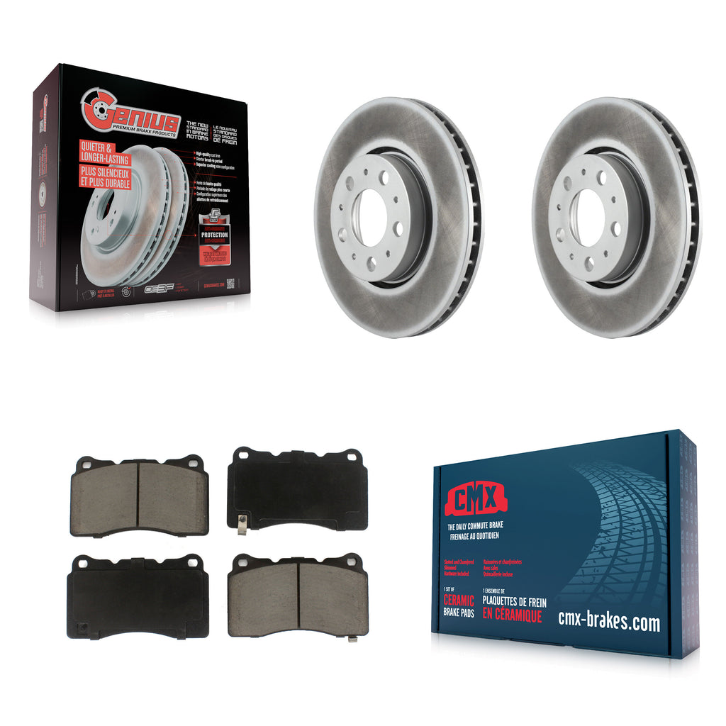 Kit de protection en céramique de rotor de frein de manteau avant pour Volvo V70 R avec un diamètre de 286 mm 