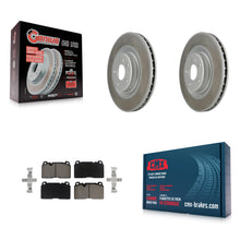 Load image into Gallery viewer, Front Coated Disc Brake Rotors And Ceramic Pads Kit For Audi Q5