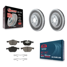 Load image into Gallery viewer, Front Coated Disc Brake Rotors And Ceramic Pads Kit For Ford Transit Connect