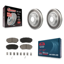 Load image into Gallery viewer, Front Coat Disc Brake Rotor Ceramic Pad Kit For Ford Edge Mazda CX-7 Lincoln MKX