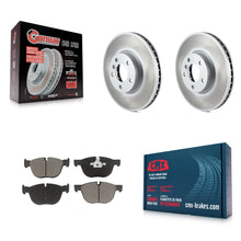 Load image into Gallery viewer, Front Coated Disc Brake Rotors And Ceramic Pads Kit For BMW X5 X6