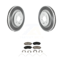 Charger l&#39;image dans la galerie, Front Coated Disc Brake Rotors &amp; Ceramic Pad Kit For Honda CR-V Crosstour Accord