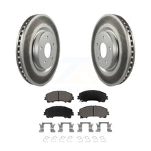 Charger l&#39;image dans la galerie, Front Coated Disc Brake Rotors And Ceramic Pads Kit For Nissan Rogue