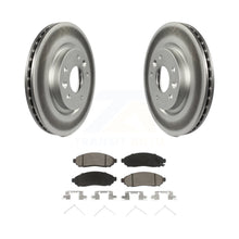 Load image into Gallery viewer, Front Coated Disc Brake Rotors And Ceramic Pads Kit For Nissan LEAF