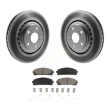 Charger l&#39;image dans la galerie, Front Coat Brake Rotors Ceramic Pad Kit For Toyota Highlander Sienna Lexus RX350