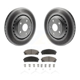 Front Coat Brake Rotors Ceramic Pad Kit For Toyota Highlander Sienna Lexus RX350