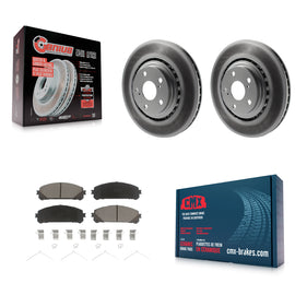 Front Coat Brake Rotors Ceramic Pad Kit For Toyota Highlander Sienna Lexus RX350