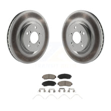 Charger l&#39;image dans la galerie, Front Coated Disc Brake Rotors And Ceramic Pads Kit For 2011-2014 Honda Odyssey