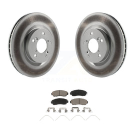 [Front] 2011-2014 Honda Odyssey Premium Coated Rotors & Ceramic Pads Brake Kit For Max Braking